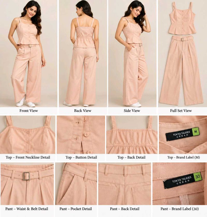 Chic Peach Co-ord Set