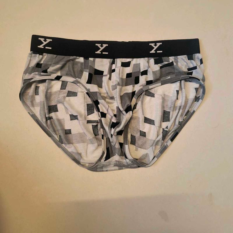 XYXX Men's Geometric Print Briefs