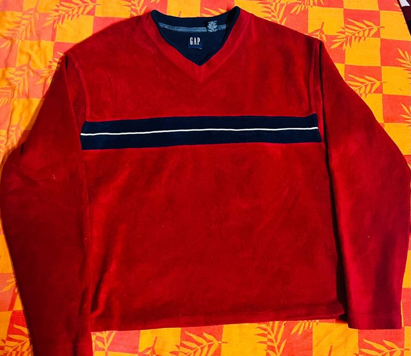 GAP Red Velvet Sweater(Sweat shirt)