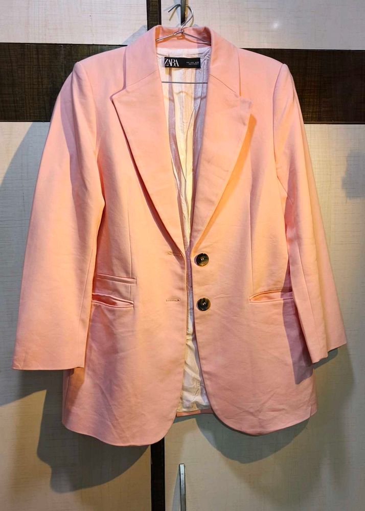 Stylish Pink Zara Blazer