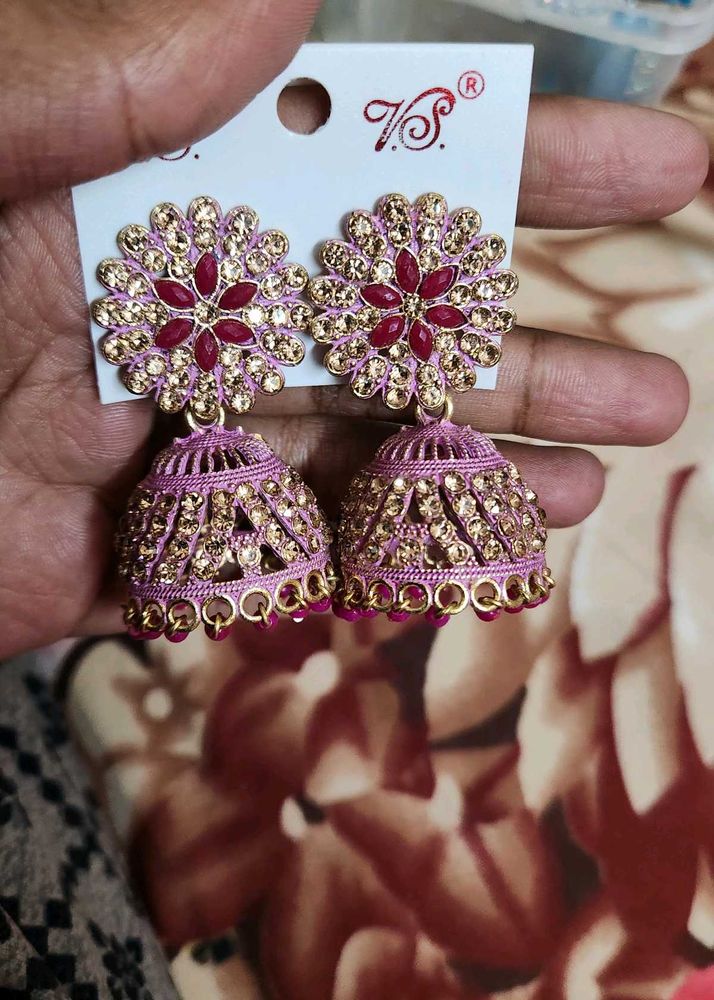 Elegant combo Jhumka Earrings