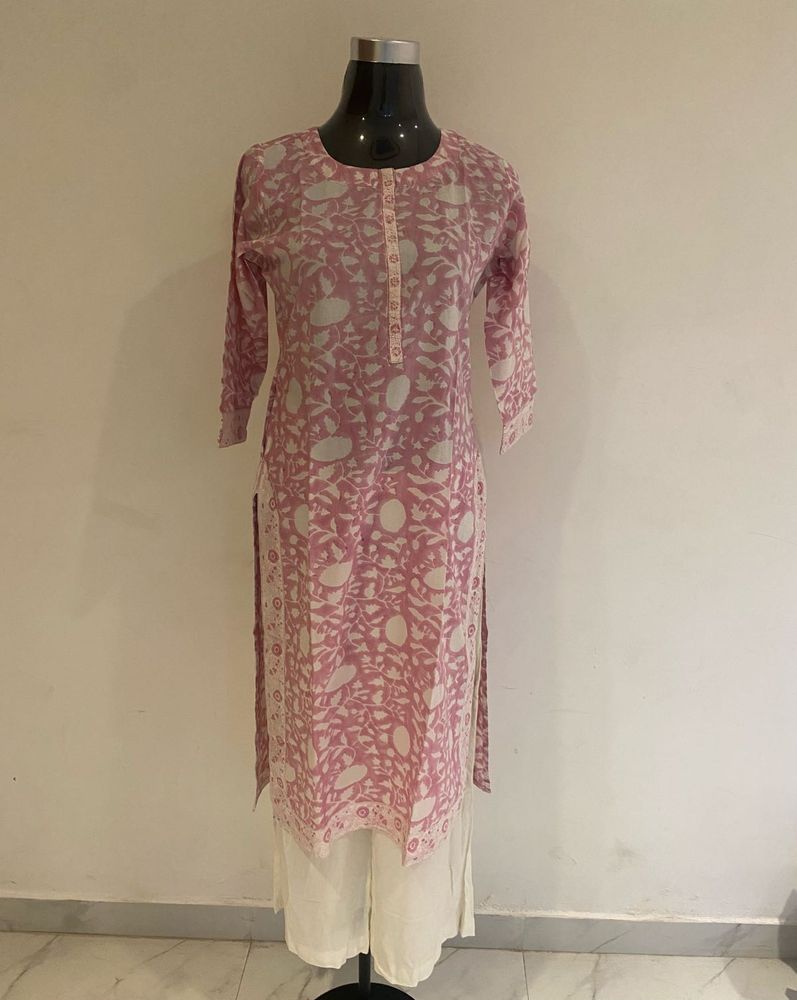 Pink Kurta Set Of 2