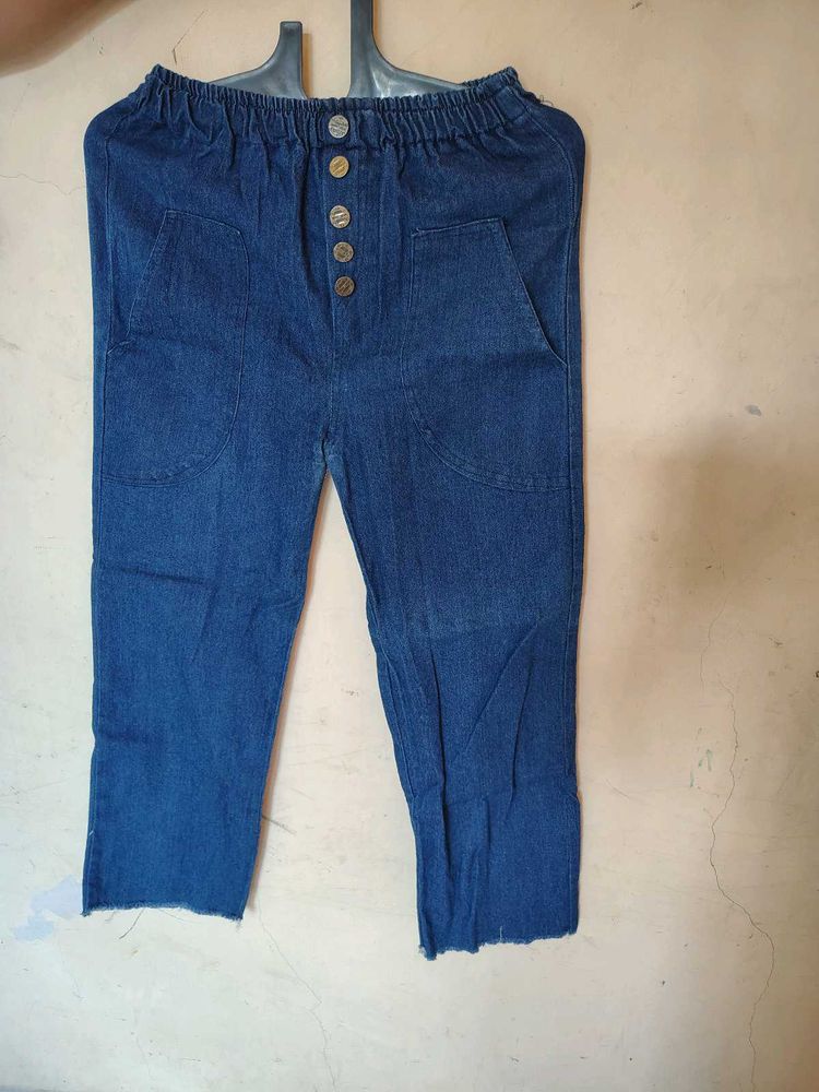 Blue Denim Pants