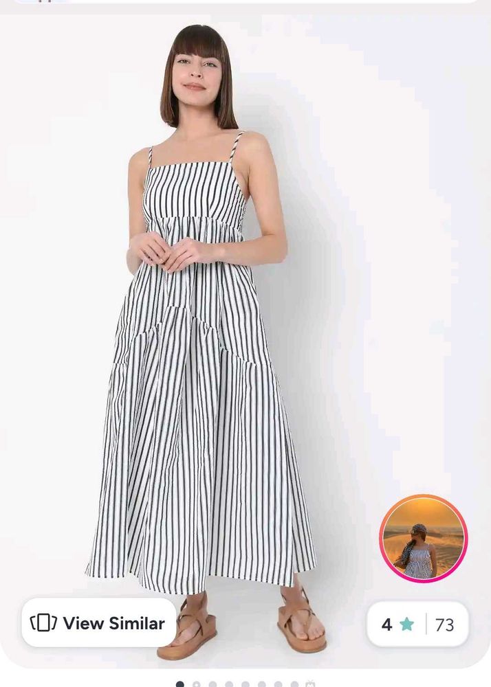 Striped Maxi Dress