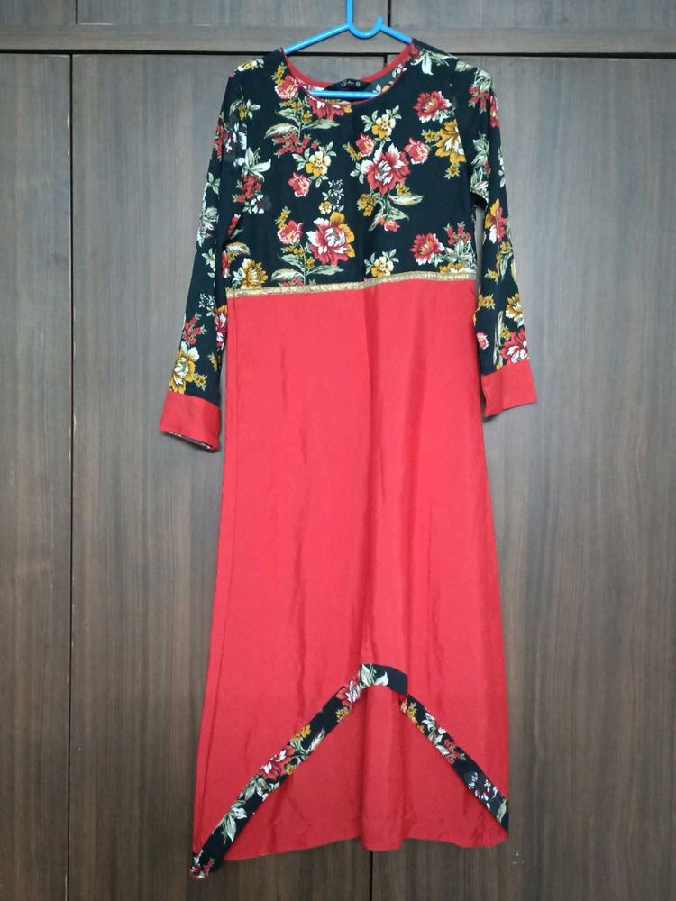 Floral Print Kurta