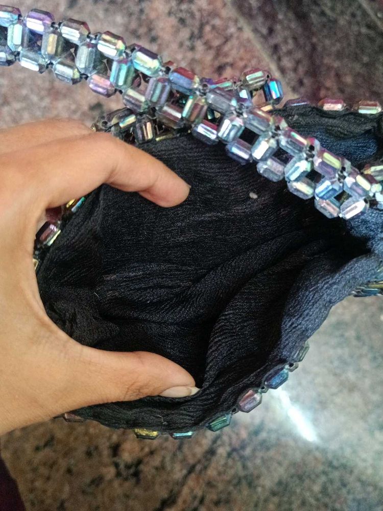 Chic Beaded Evening Clutch