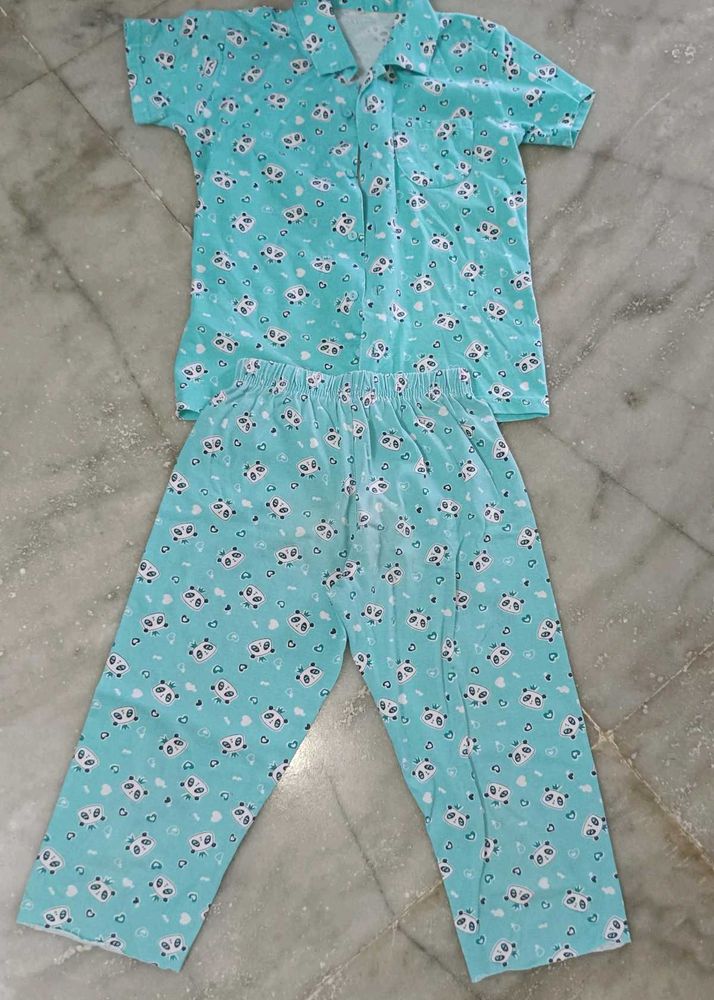 Cute Panda Pajama Set