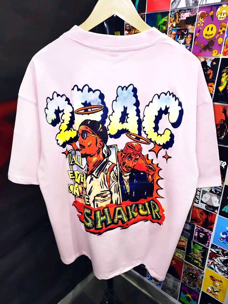2PAC EDITION LOOSE FIT GRAPHIC PRINTED TEE 🔥🔥