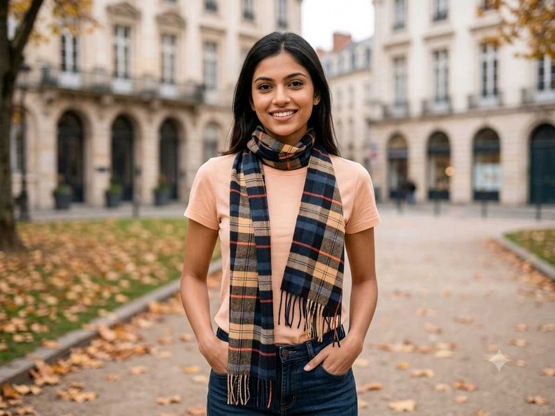 Plaid Cozy Scarf 🧣🌀