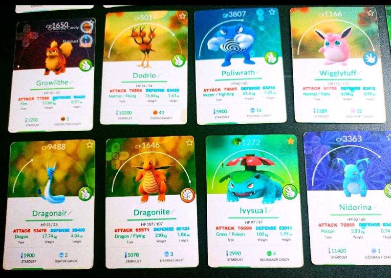 Vintage Pokemon Go Cards Collection