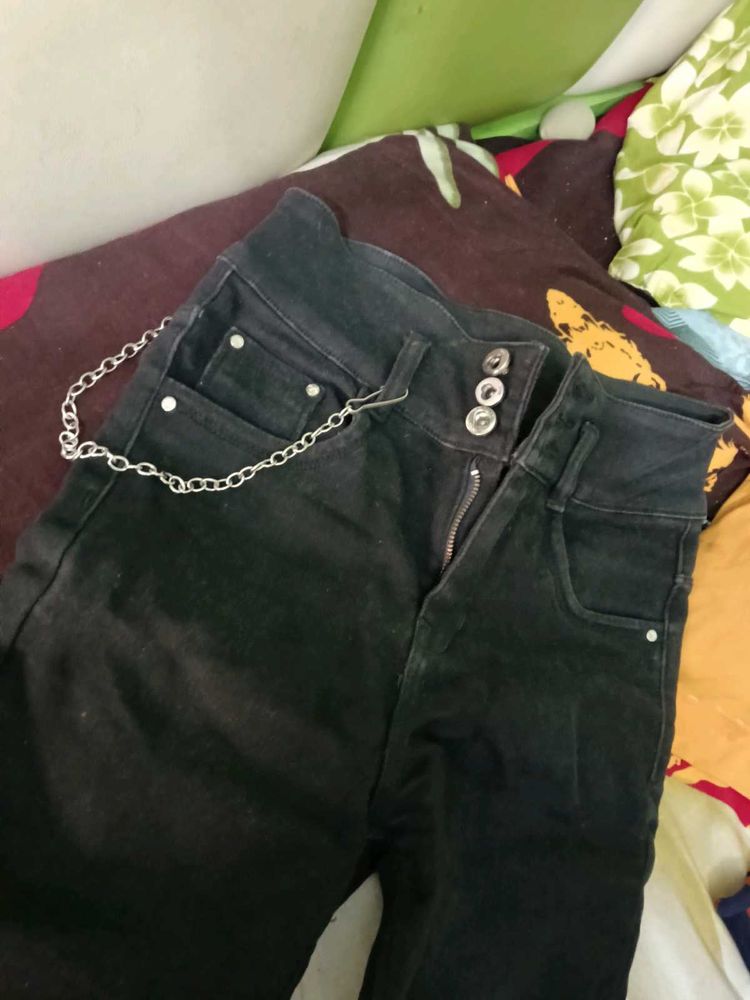 Black Denim Jeans