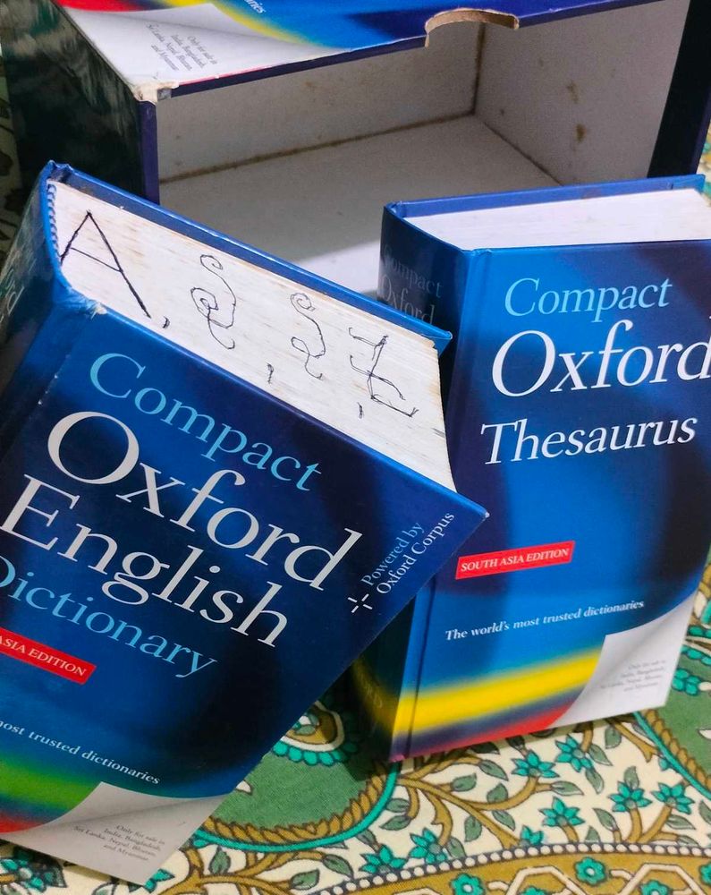 Oxford Dictionary&amp;Thesaurus Set-Revised 3rd Editio