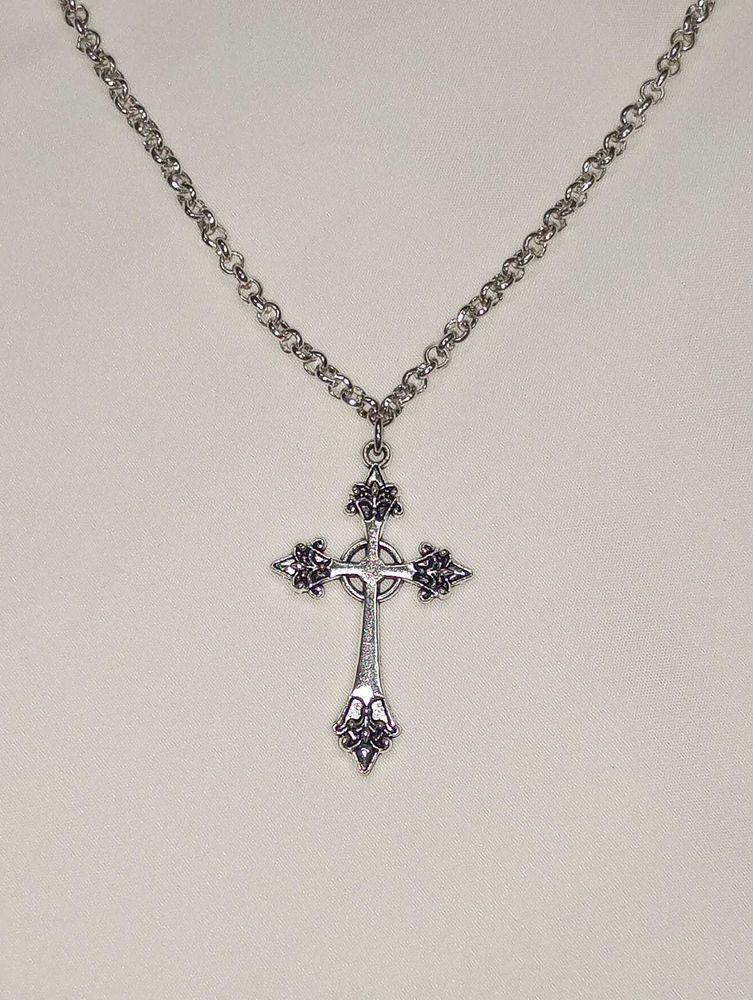 Gothic Cross Pendant Necklace