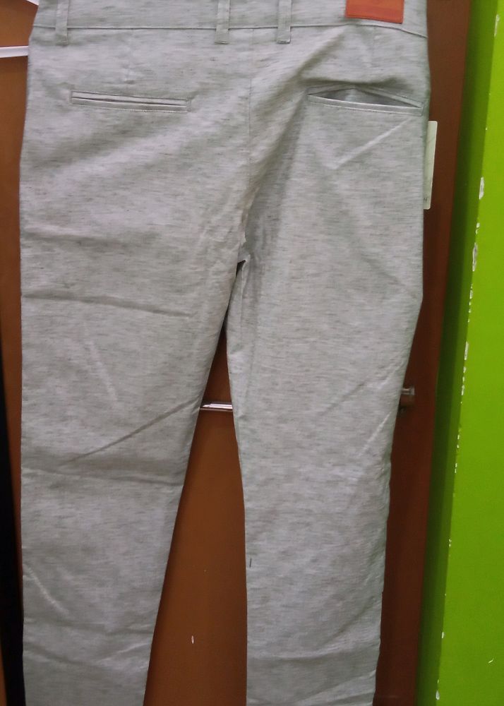 Men's Casual Pants Grey Colour
