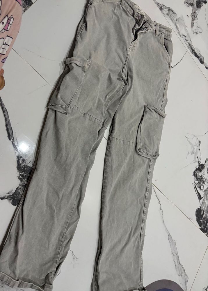 Gray Cargo Pants