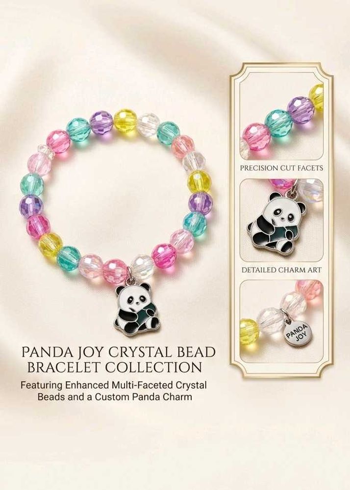 Cute Panda Beaded Bracelet