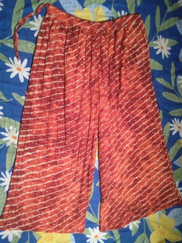 Boho Tie-Dye Palazzo Pants