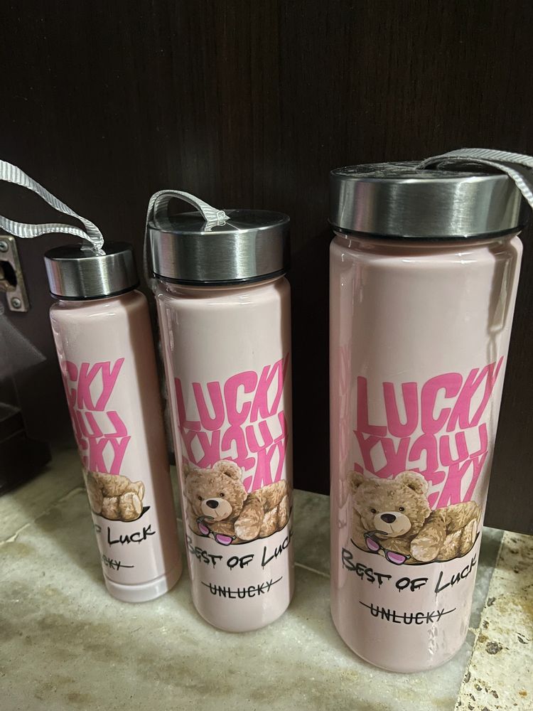 Set of 3 water bottles