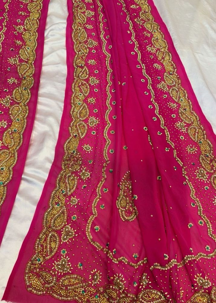 Exquisite Pink saree