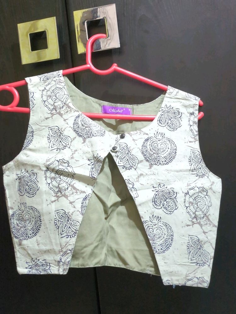 Overcoat For kurta Kalamkari Pattern