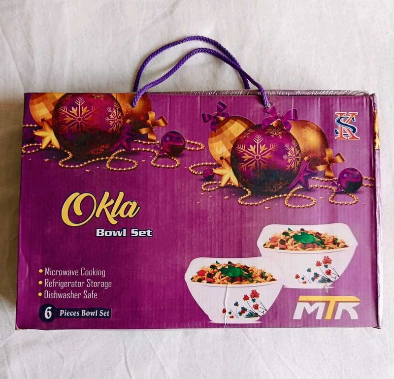 Okla Bowl Set - 6 Pcs