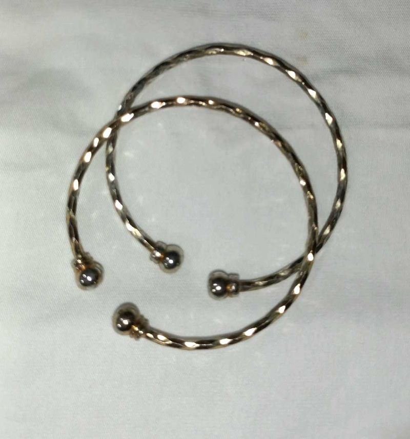 PAC eyes lenses n Twisted Metal Cuff Bracelets