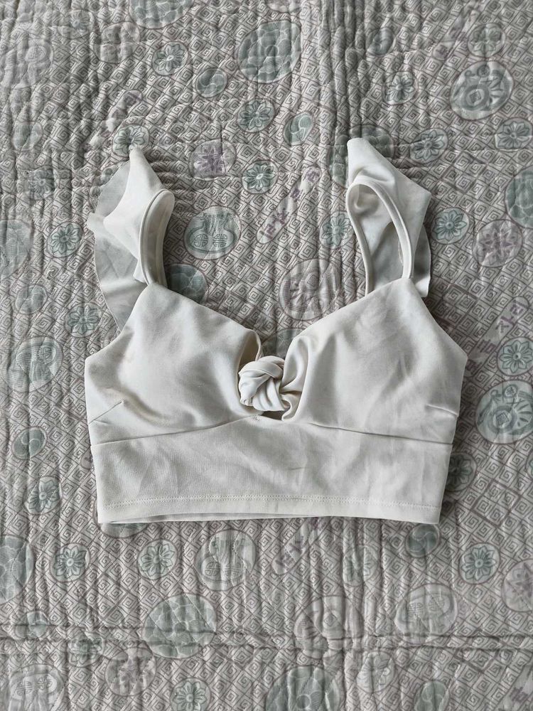 ruffle crop top