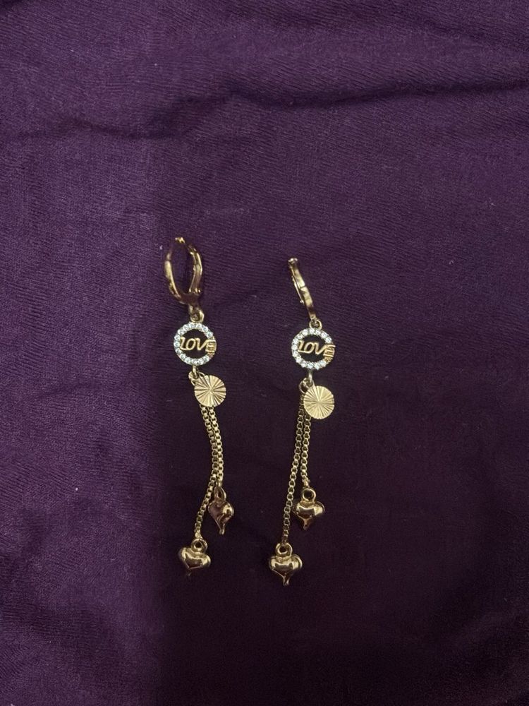 Love Dangle Earrings