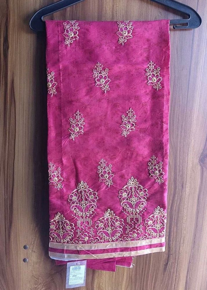 Pink  Suit Dress Material Only Kurti Fabric