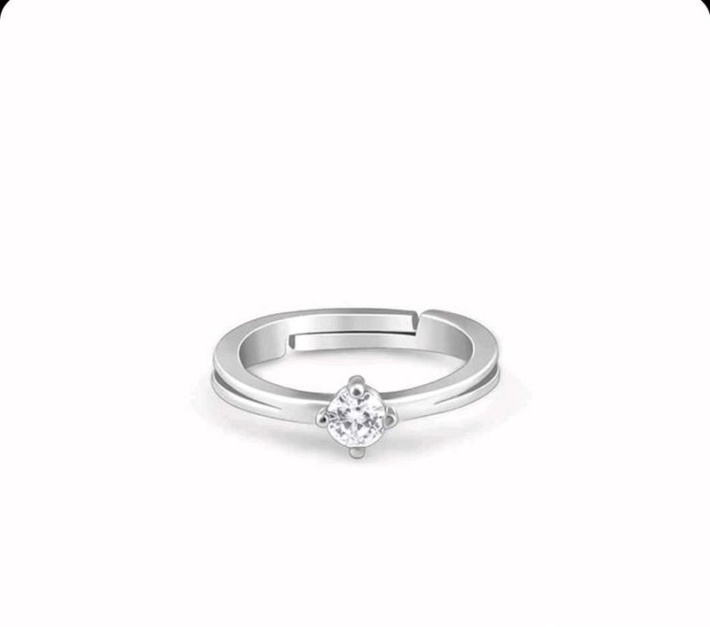 Silver Zircon Love Island Ring Made With Pure 925