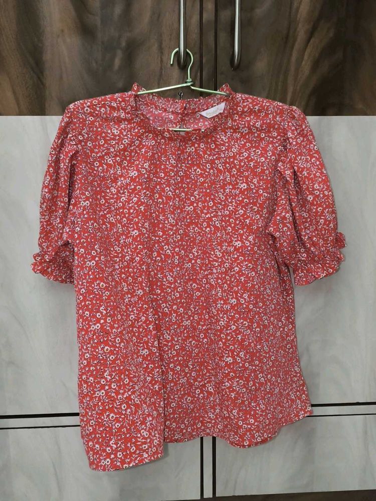 Floral Print Top