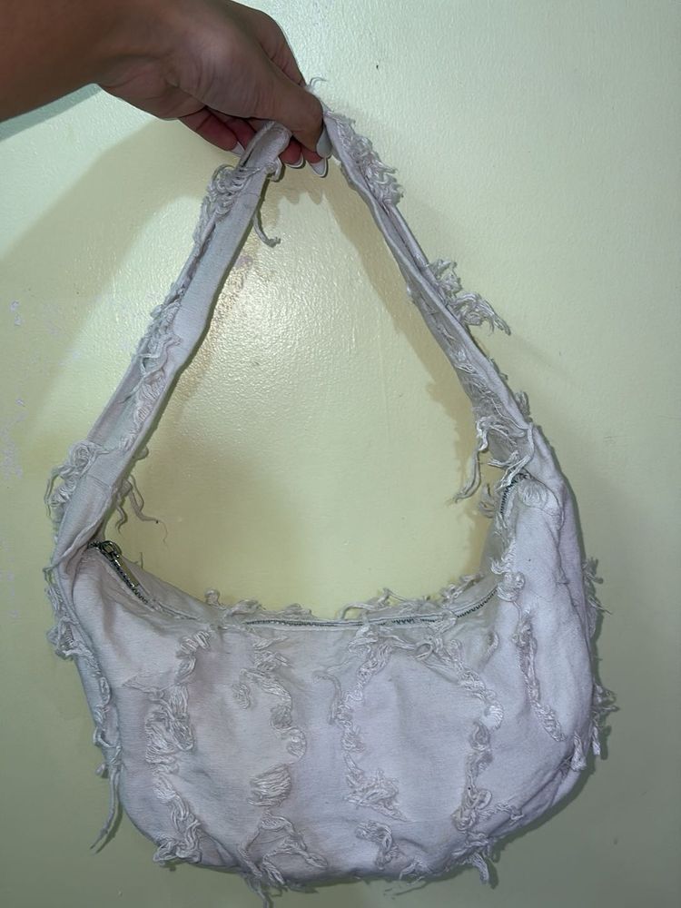 WHITE H&amp;M bag