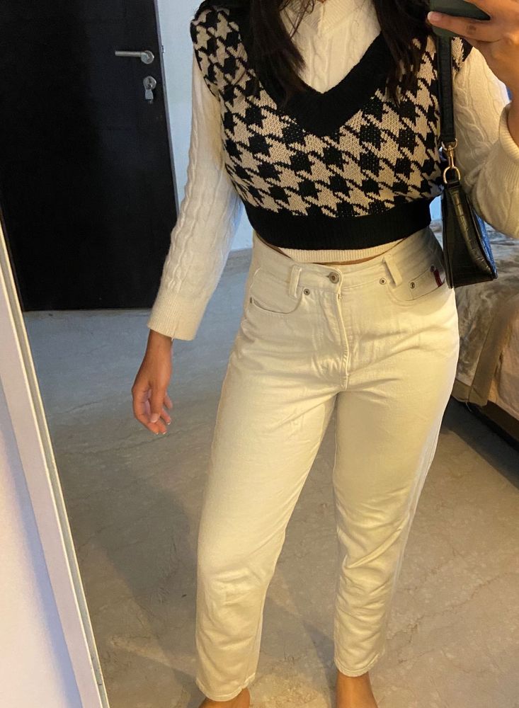 White Mom Jeans