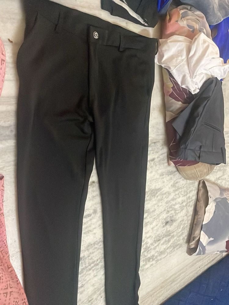 Classic Black Men's Trousers