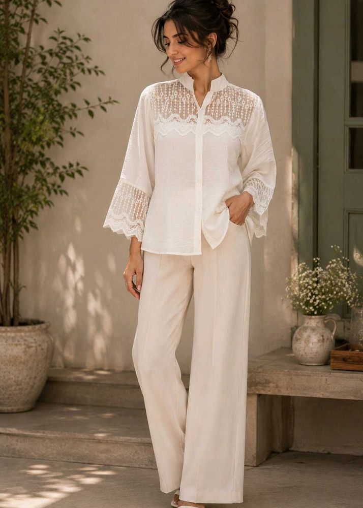 Elegant Casual white shirt