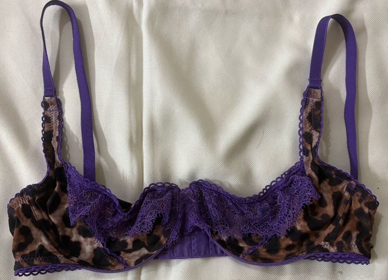 💜leopard print bra