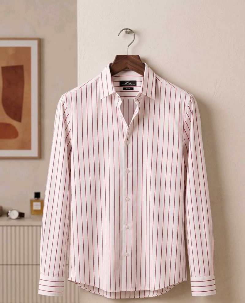 ZARA Striped Long Sleeve Shirt