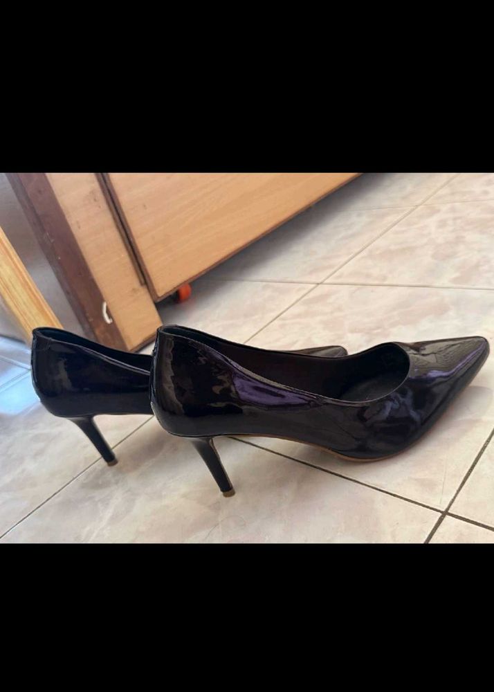 LUNABLU by Westside | brown Patent Leather Heels