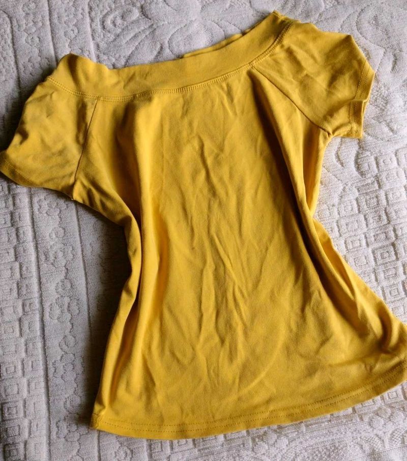 Mustard Baby Tee