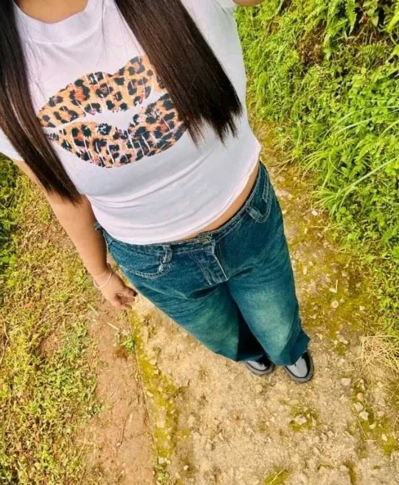 Leopard Lips Crop Top