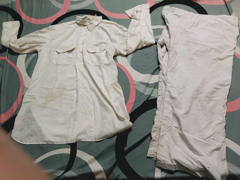 White Kurta Set