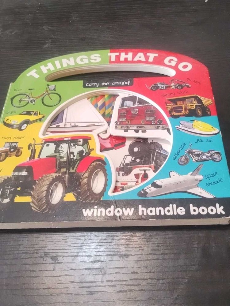 Things That Go Window Handle Book