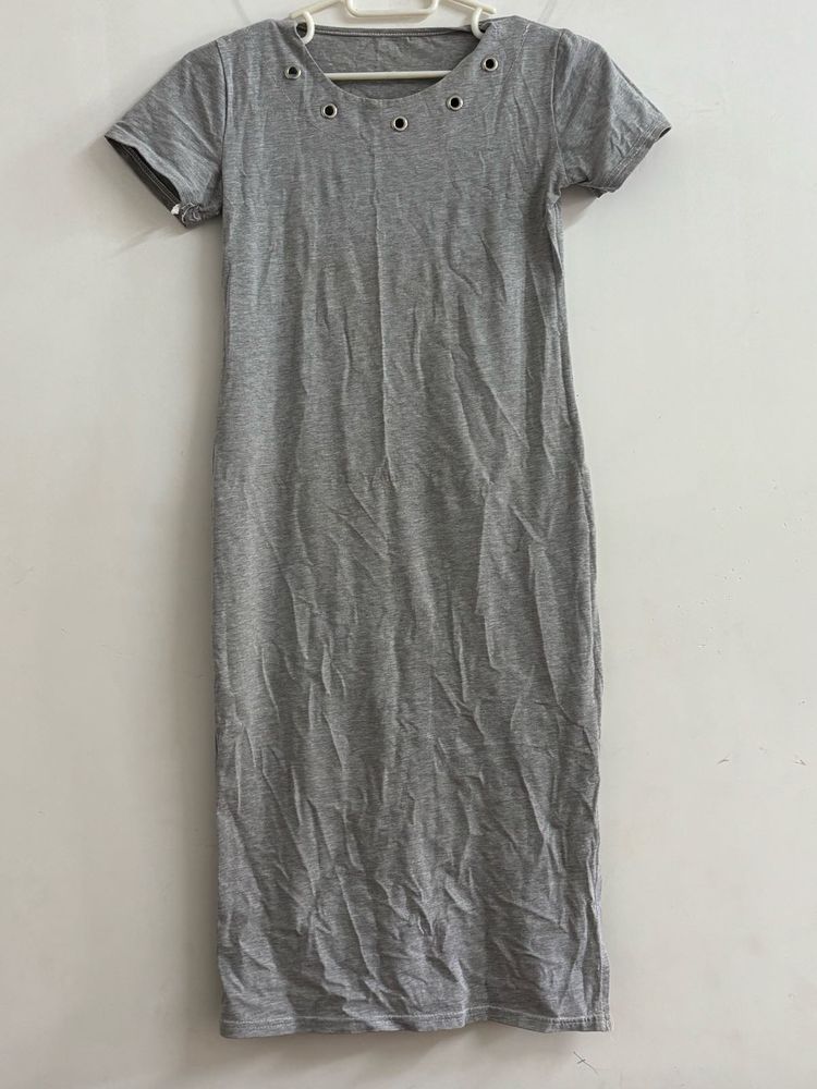 Grey Casual Dress