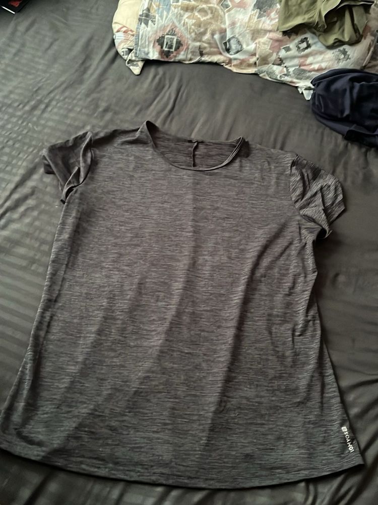 Women's Grey Heathered T-Shirt