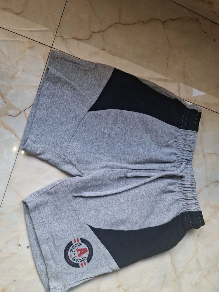 Grey Casual Shorts