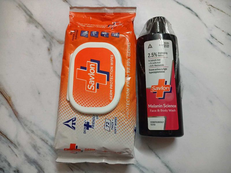 Savlon Germ Protection Wipes &amp; Face Wash