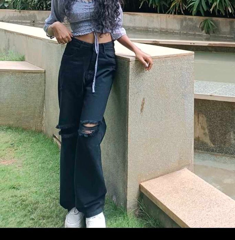 Ripped Black Jeans