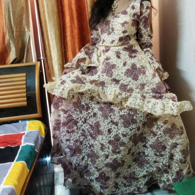 Elegant Floral Gown