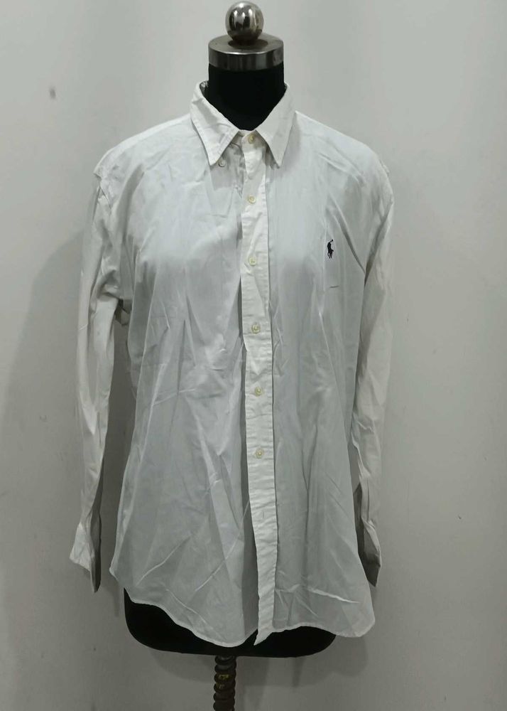 Classic White Polo Ralph Lauren Shirt