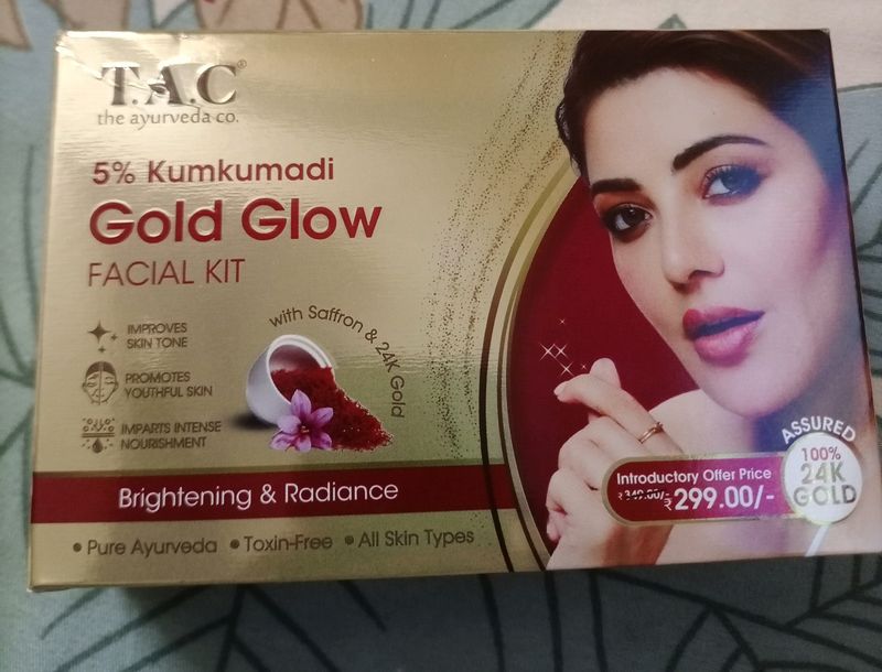 5% Kumkumadi Gold Glow Facial Kit